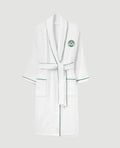 White Cotton Terry Towelling Robe
