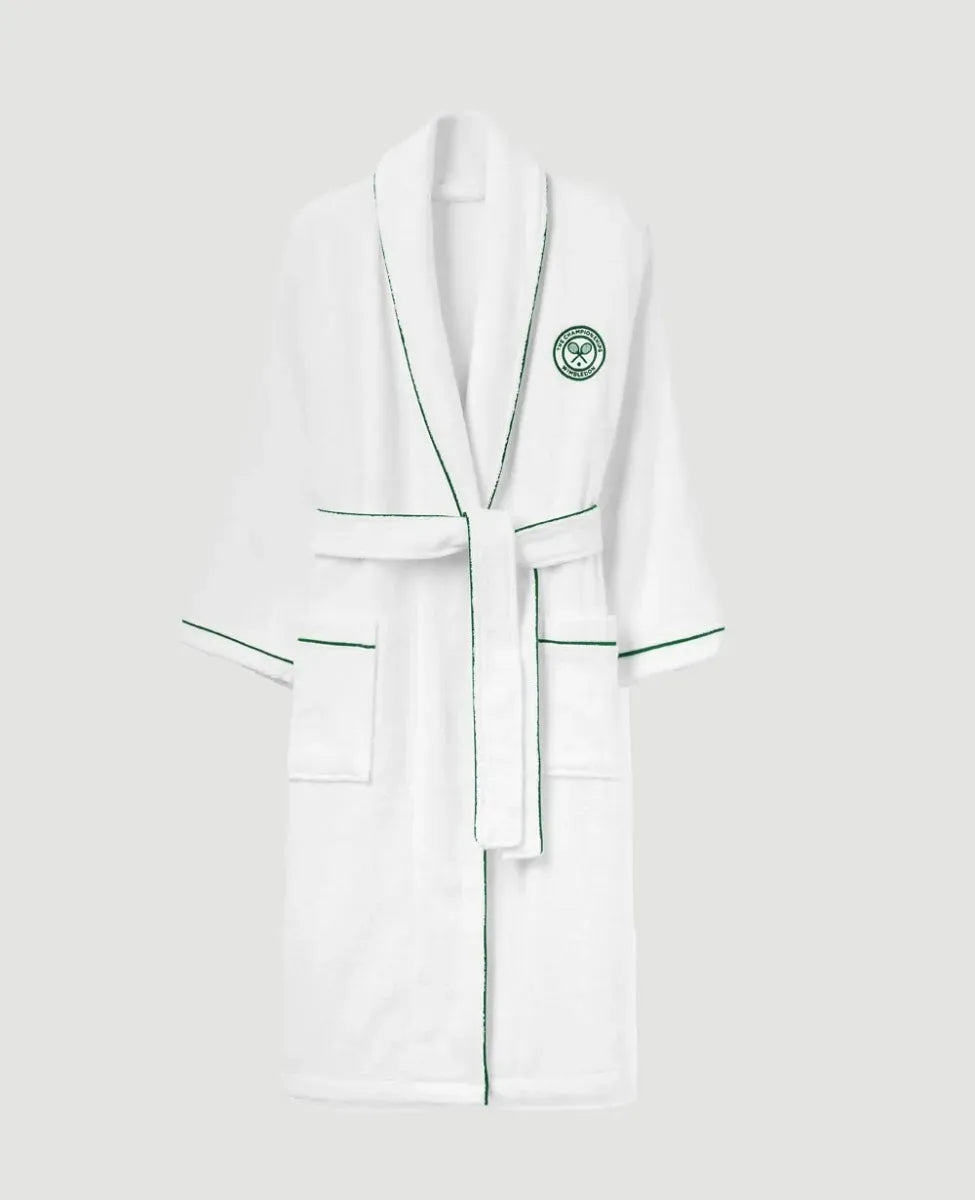 White Cotton Terry Towelling Robe