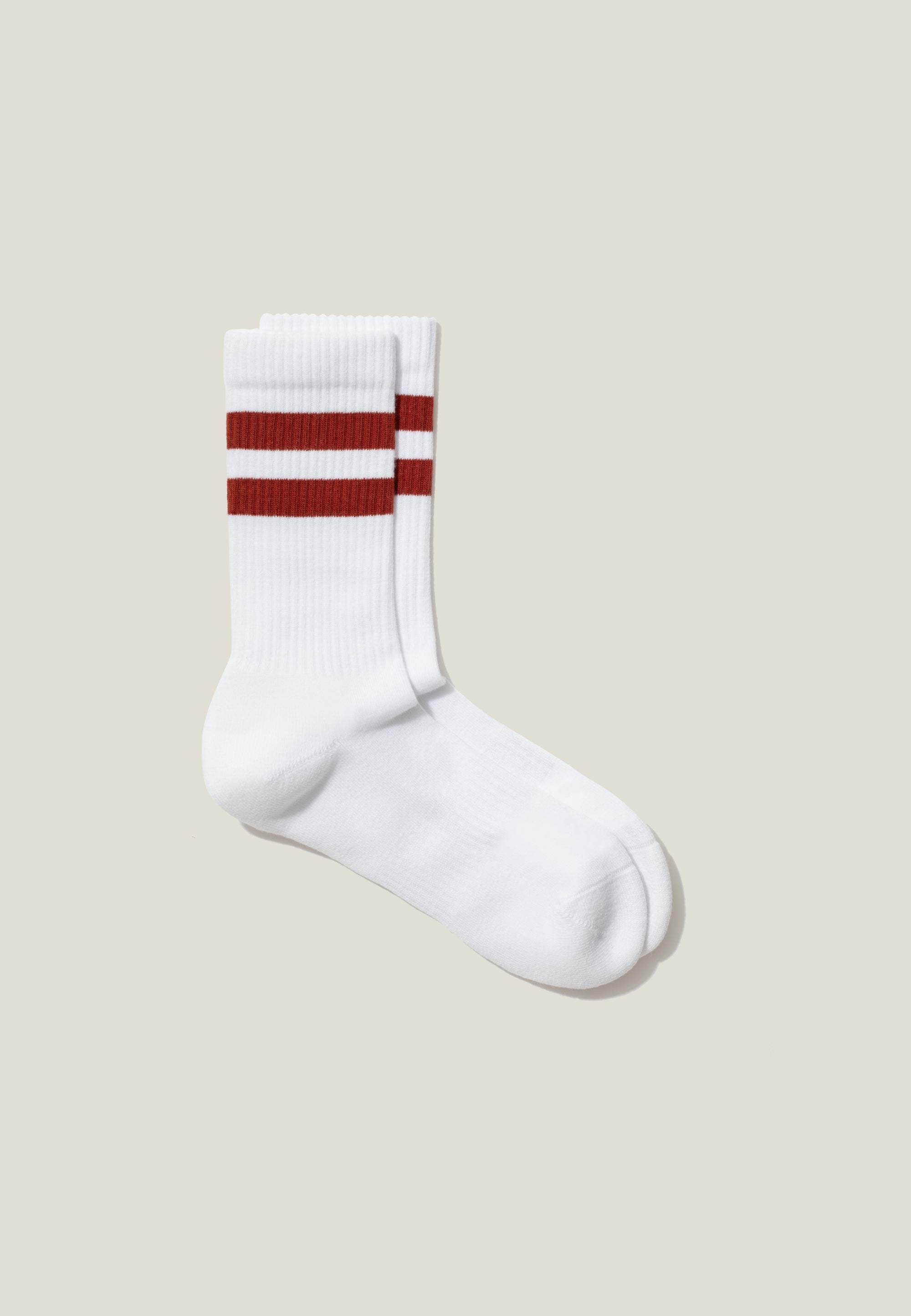 Les chaussettes côtelées